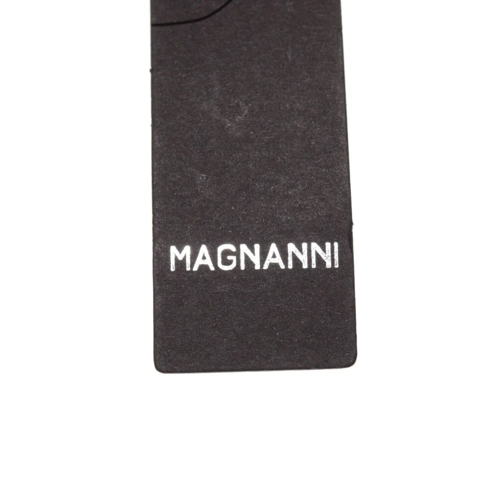 Magnanni NWT Braided Belt Size XL (US 44+) in Gray Knit / Leather Made in Spain